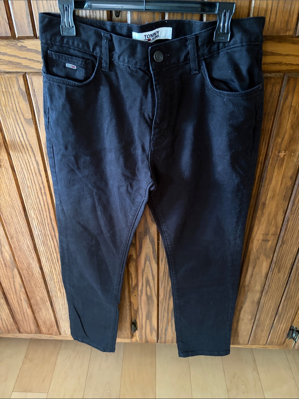 Tommy Hilfiger Men’s Black Skinny Jeans
Size 33/30